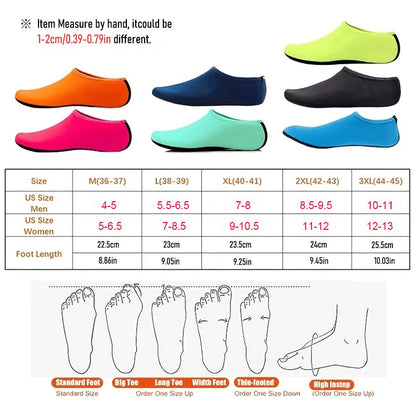 Quick Dry Water Socks – Unisex Non-Slip Aqua Shoes