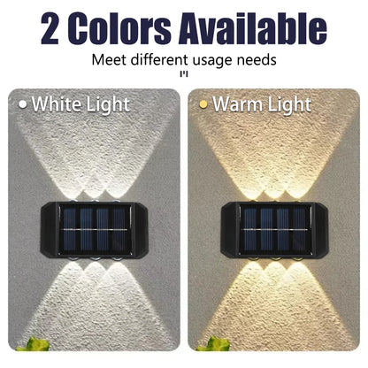 Solar Wall Light Outdoor Waterproof Led Garden Fence Lamp - Waterproof