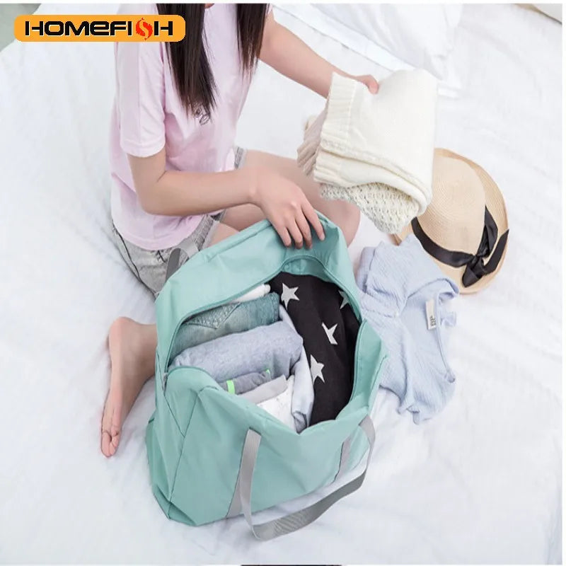 Foldable Travel Duffel Bag – Large Capacity Carry-On Tote