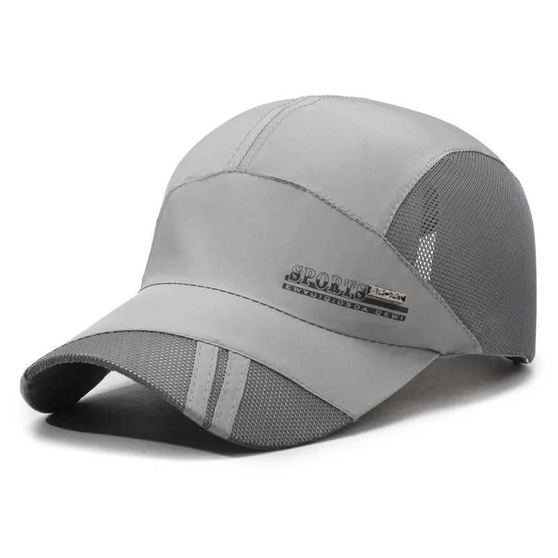 Quick-Dry Mesh Baseball Cap – Unisex Summer Sports Hat