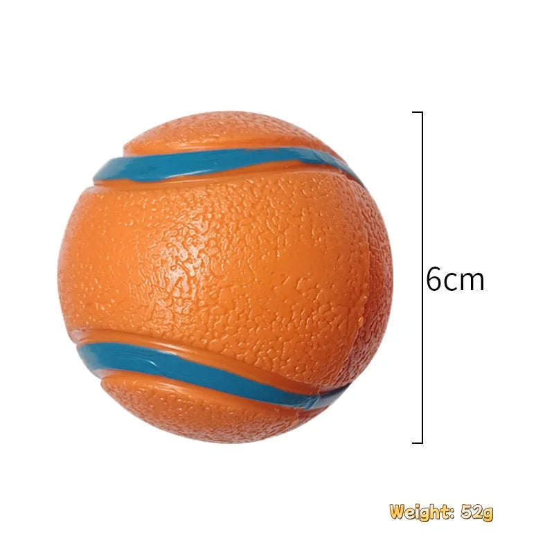 Tough Chew-Proof Dog Fetch Ball for All Breed Sizes