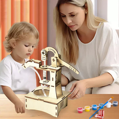 DIY STEM Science Kit for Kids – Build & Learn Wooden Models (33 Styles)