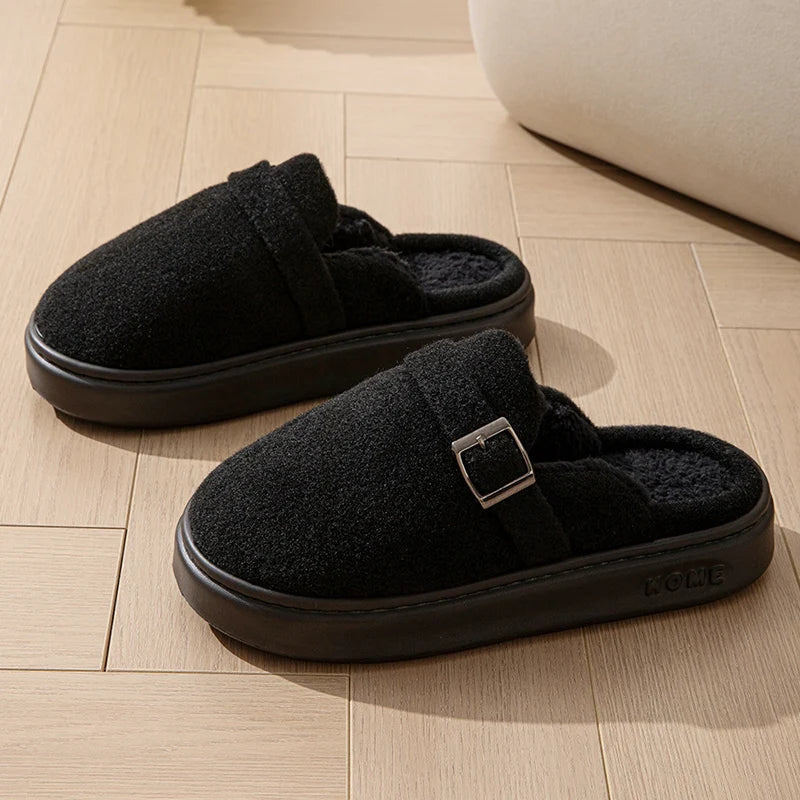 Winter Women S Slippers Home Plush Luxury Designer Woman Shoes Indoor Fluffy Platform Fuzzy Fur