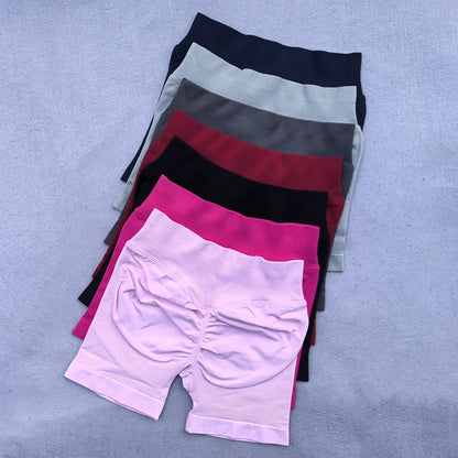 Women's Seamless Scrunch Bum Workout Shorts