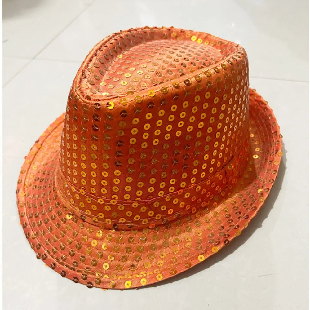 Sequin Jazz Fedora Hat – Party, Dance & Cosplay