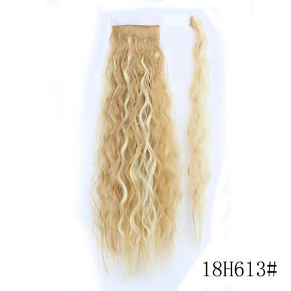 Wrap Around Ponytail Extension – Long Straight Synthetic Clip-In