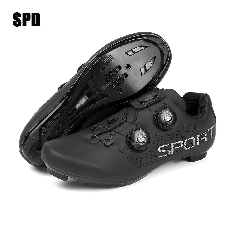 SPD Cycling Shoes - Breathable MTB & Road Bike Sneakers for Men and Women