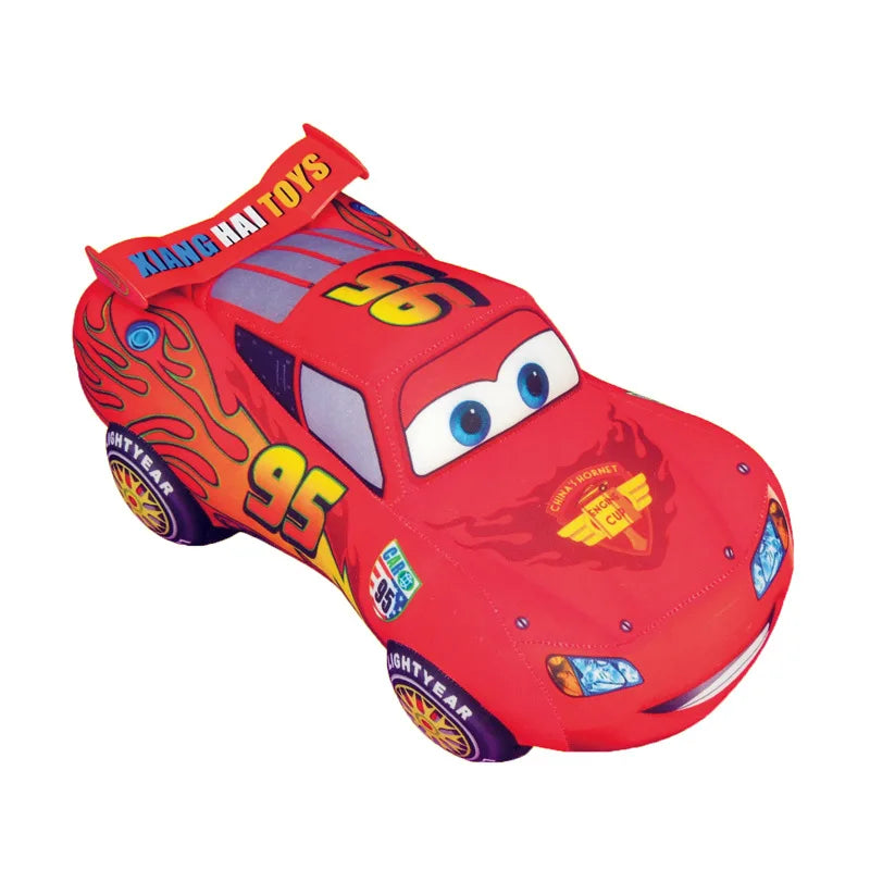 Lightning McQueen Plush Toy – Disney Cars Stuffed Car, 3 Sizes