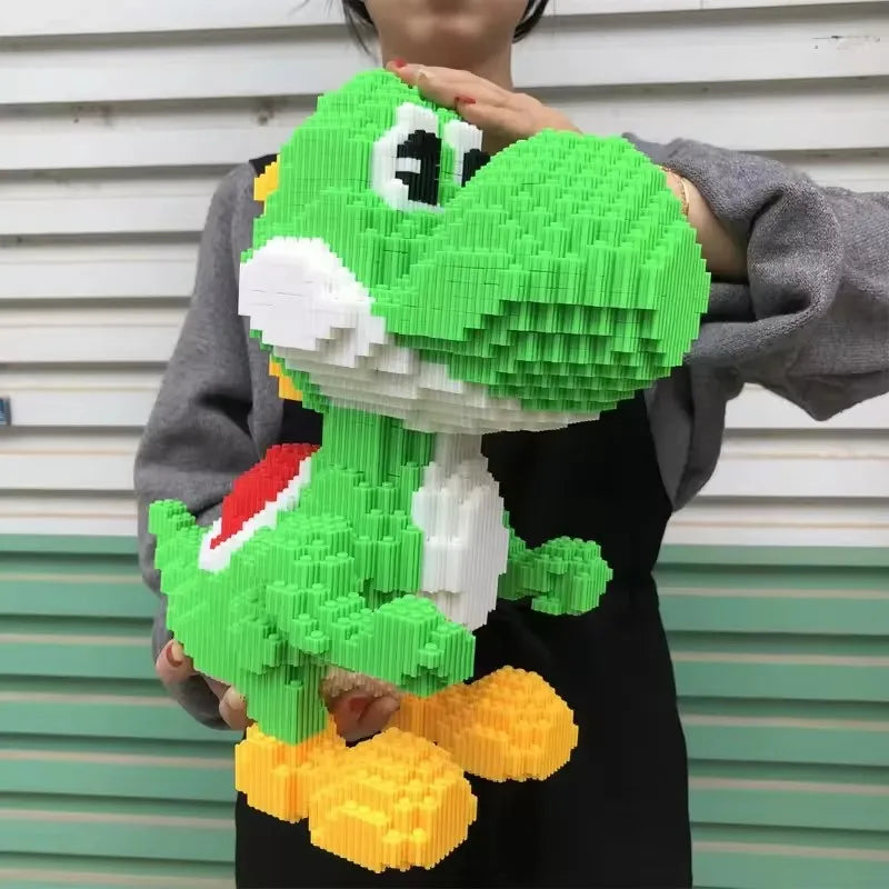 Dinosaur & Yoshi Mini Blocks Building Set – 5480/7050 Pcs