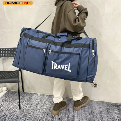 Large Capacity Foldable Travel Duffle Bag – Waterproof & Wear-Resistant