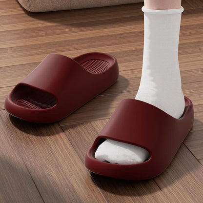 Big Size 50 51 Summer Slippers Men Women Eva Lightweight Open Toe Quick Dry Home Slides Flat Sandals