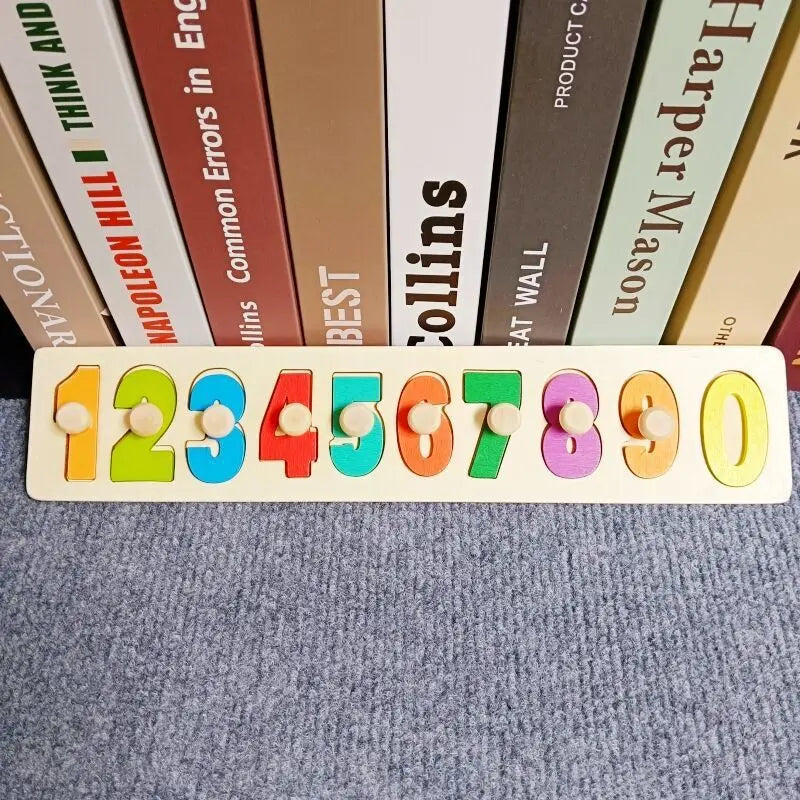 Wooden Montessori Puzzle Toy for Toddlers Ages 1-3