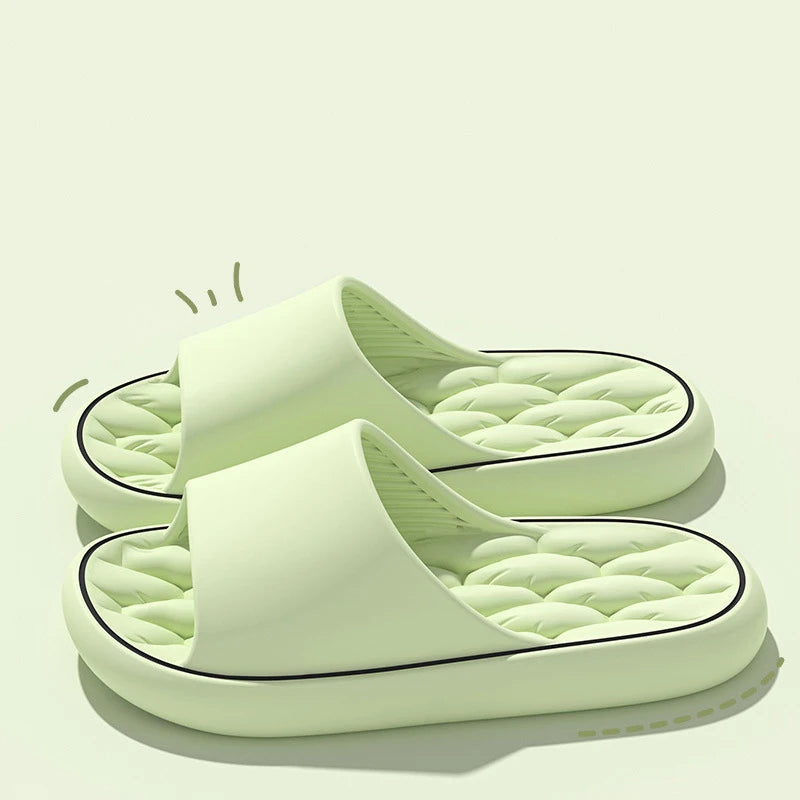 EVA Cloud Slippers – Thick Sole Cushion Slides for Indoor & Outdoor