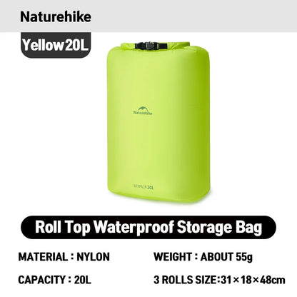 Naturehike Waterproof Dry Bag – Lightweight Roll Top Storage Sack