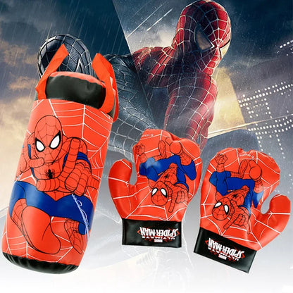 Spider-Man Kids Boxing Set – Punching Bag & Gloves