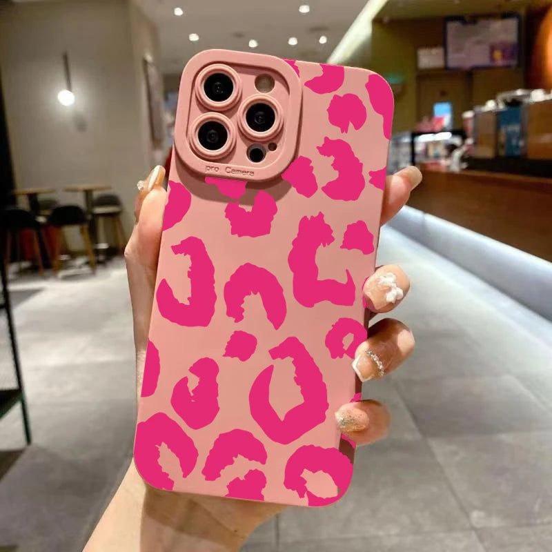 Leopard Design Camera Protective iPhone Case