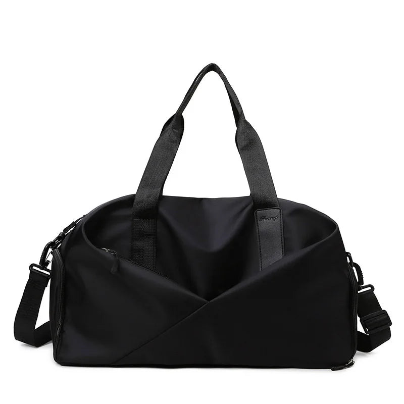 Women's Waterproof Gym Bag – Dry Wet Separation Travel Yoga Duffel