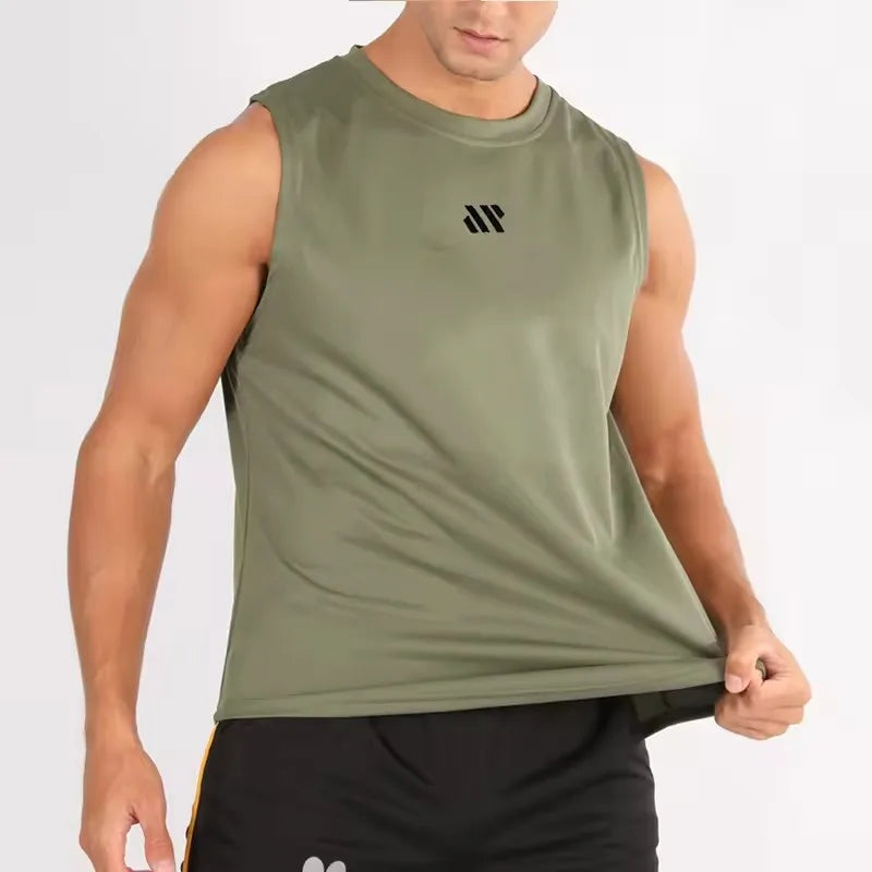 Men's Gym Tank Top Sleeveless Muscle Shirt