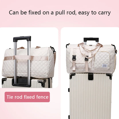 Nylon Travel Duffle Bag Large Gym Sports Overnight Bag