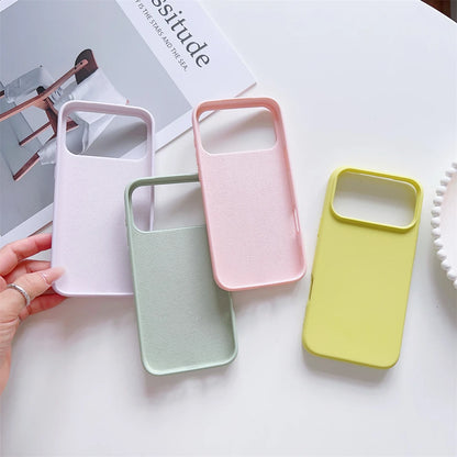 Matte Candy Color Phone Case Iphone 17 Air 16 16e 15 Pro Max Liquid Silicone Shockproof Protection