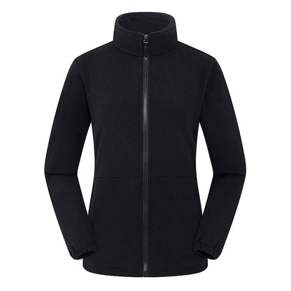 Women's Polar Fleece Jacket – Windproof Thermal Outdoor Coat