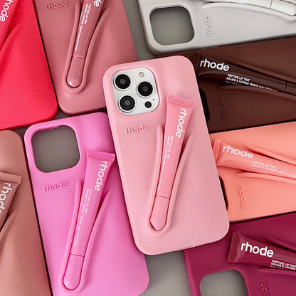 Autumn Ribbon Toast Raspberry Espresso Vanilla Lip Gloss Case Iphone 17 16e 16 12 13 14 15 11 Pro