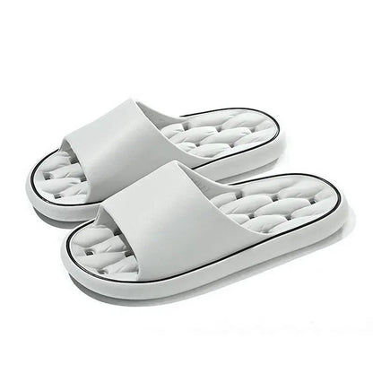 Bathroom House Slippers Leaking Quick-Drying Shower Slipper Light Weight Waterleaky Beach Flip Flops