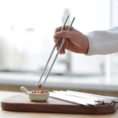 Reusable Stainless Steel Chopsticks – Non-Slip, Multi-Pack