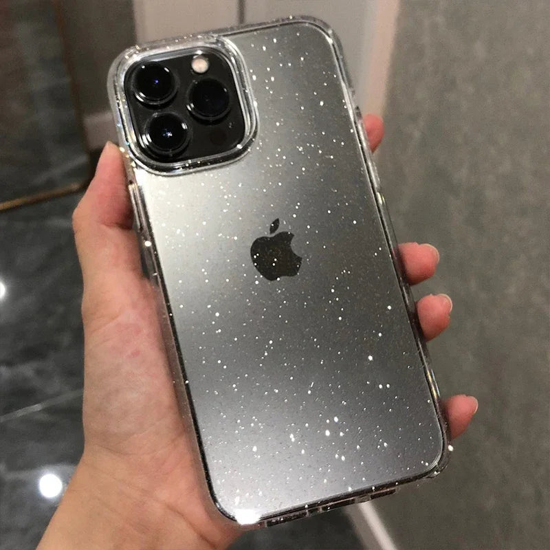 Glitter Bumper Bling Clear iPhone Case