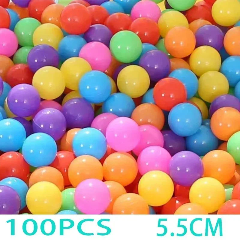 Ball Pit Balls 100pcs – Colorful Plastic Play Balls for Kids (2.2in / 5.5cm)