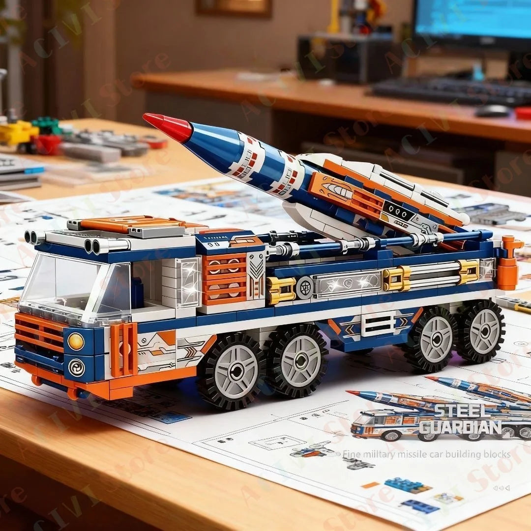 Navy Warship Building Block Model Kit – Compatible with LEGO Construction Sets