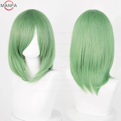 Anime Cosplay Wig - 40cm Medium Straight Wig with Bangs