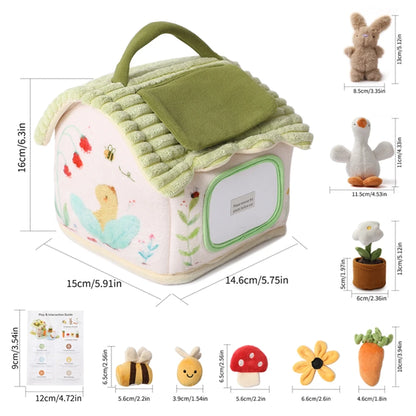 Montessori Baby Busy Box with Sensory Scarves & Cloth Toys