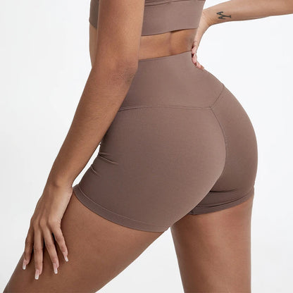 High-Waist Butt Lift Sports Shorts – Slim Fit Running & Cycling Shorts for Women