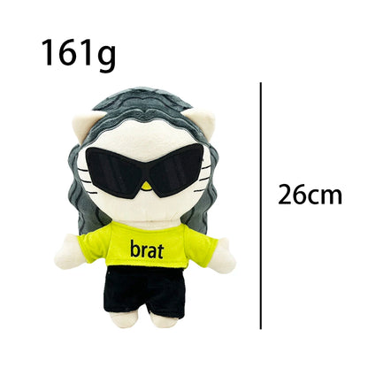 Hip-Hop Cat Plush Toy Doll – Rapper Style Stuffed Animal