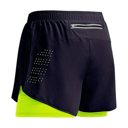 Men's 2-in-1 Running Shorts – Quick-Dry Gym & Training