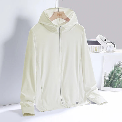 UPF 50+ Sun Protection Hoodie Jacket – Lightweight UV Coat for Men & Women