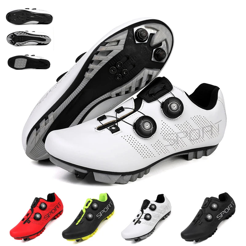 SPD Cycling Shoes - Breathable MTB & Road Bike Sneakers for Men and Women