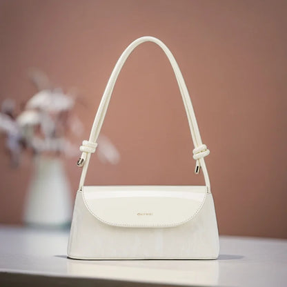 PU Leather Crossbody Bag – French Style Underarm Shoulder Bag