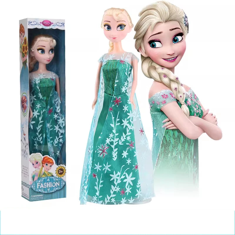 Frozen Princess Elsa & Anna Fashion Doll – 8 Styles, Movable Joints