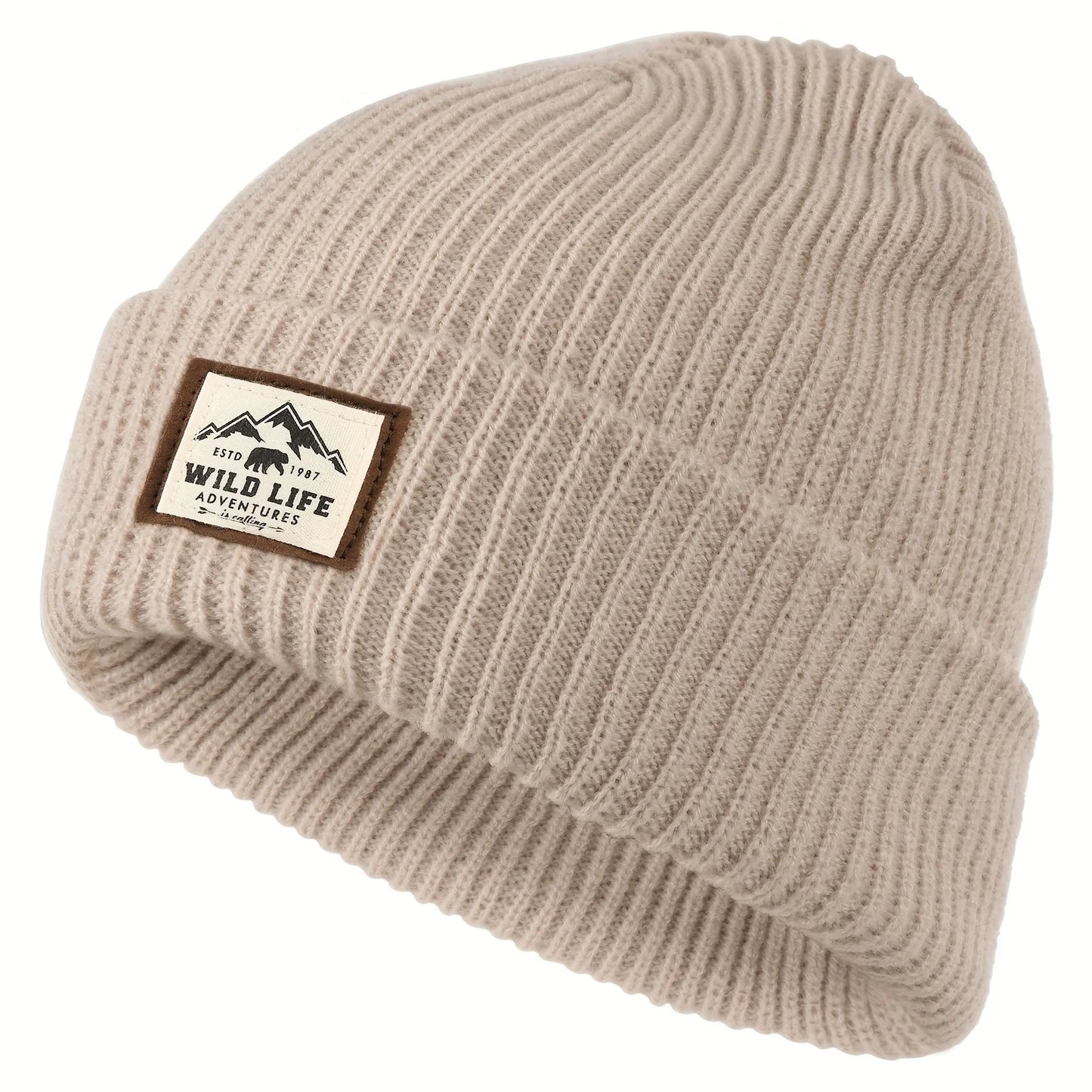 Outdoor Fleece Beanie Hat – Warm Windproof Winter Cap