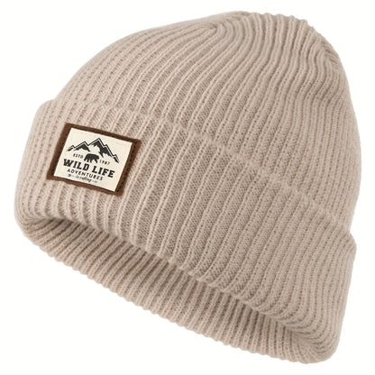 Outdoor Fleece Beanie Hat – Warm Windproof Winter Cap
