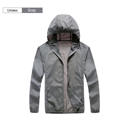 Waterproof Rain Jacket Unisex – Lightweight Packable Windbreaker