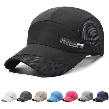 Quick-Dry Mesh Baseball Cap – Unisex Summer Sports Hat