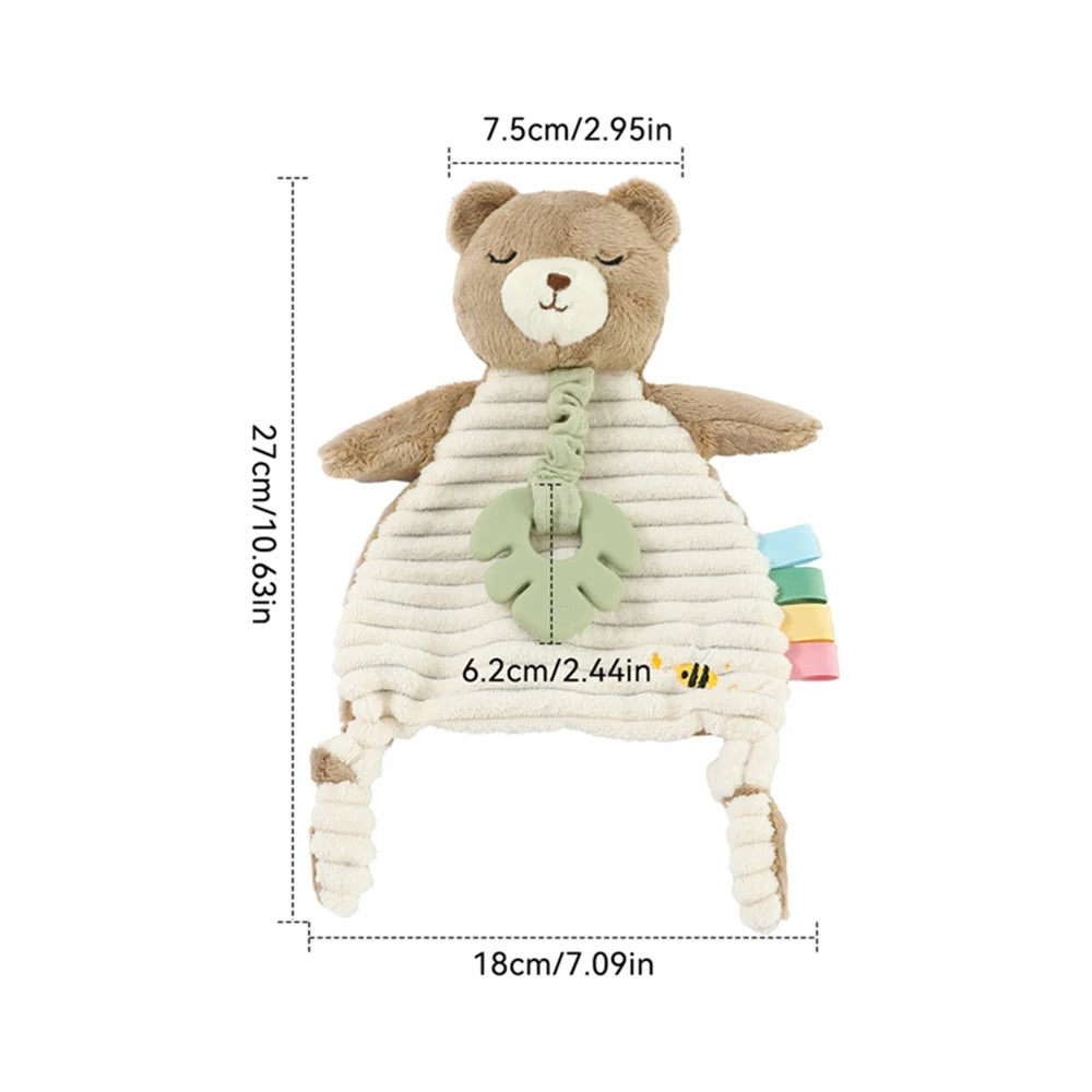 Montessori Baby Busy Box with Sensory Scarves & Cloth Toys
