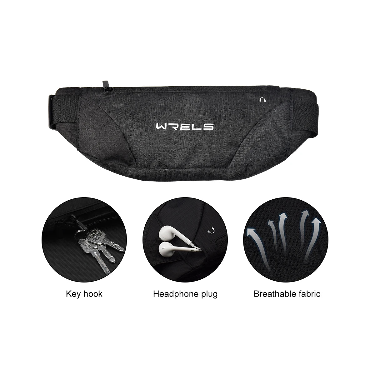 Running Waist Pack – Ultra-Thin Waterproof Sports Belt Bag