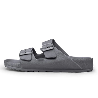Summer Adjustable Soft Slides Slippers Men Flat Eva Lightweight Anti Slip Size 34-47 48 49