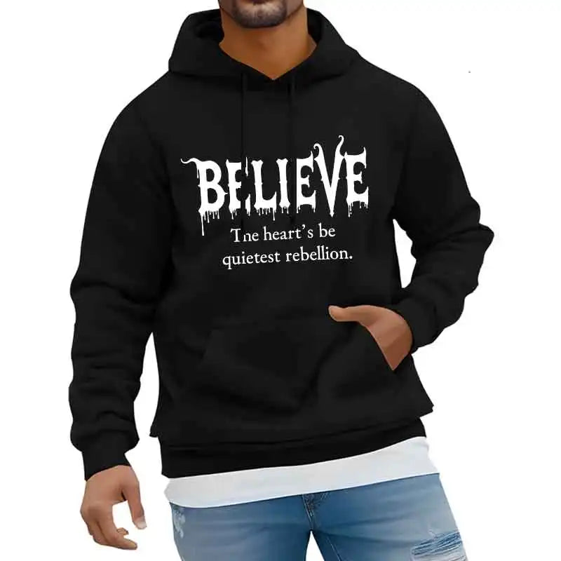 Graphic Hoodie Casual Streetwear Jogging Sweatshirt