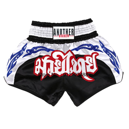 Muay Thai Shorts – Embroidery Kickboxing & Martial Arts Training Pants