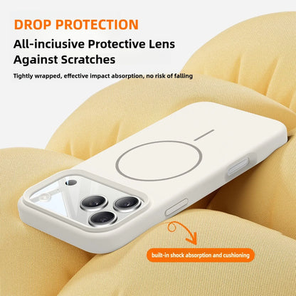 Magnetic Original Liquid Silicone Case Iphone 12 13 14 15 16 17 Pro Max Magsafe Cases Air Phone Back